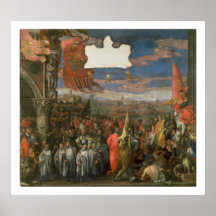 The Doge Andrea Contarini Returning Victorious fro Posters