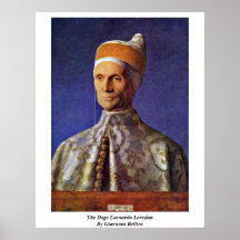 The Doge Leonardo Loredan By Giovanni Bellini Print
