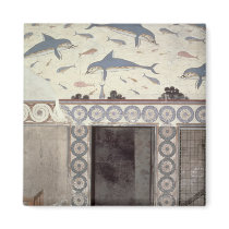 The Dolphin Frescoes in the Queen's Bathroom magnets