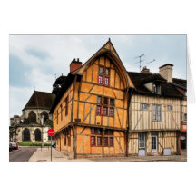 The Dolphin's House in Troyes France Greeting Card