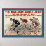 The Donaldson Bicycle Lithos ~ Vintage Advertising Posters