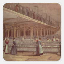 The Doubling Room, Dean Mills, 1851 Square Sticker
