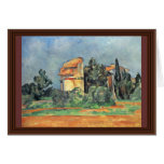 The Dovecote At Bellevue By Paul Cézanne Greeting Cards