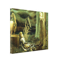 The Dream of Lancelot at the Chapel Canvas Print