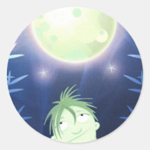 The dreamer in the city sticker