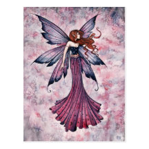 The Drifter Fairy Postcard by Molly Harrison