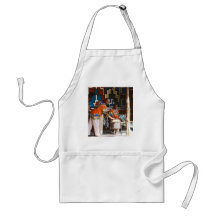The Drum Beats Of Africa Aprons