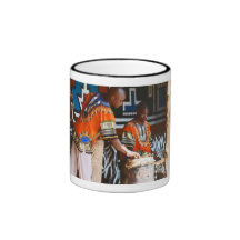 The Drum Beats Of Africa Coffee Mugs