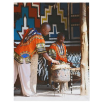 The Drum Beats Of Africa Full Color Flyer