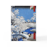 The Drum Bridge at Yuhi Hill in Meguro 1857 Cards