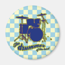 the drummer ~ music refrigerator magnets