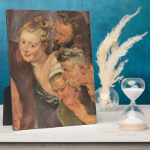 The drunken Silenus, detail by Paul Rubens Plaques
