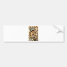 The Duchess and The Pig Baby in Her Kitchen Bumper Stickers