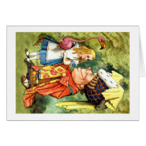 THE DUCHESS INSTRUCTS ALICE IN THE QUEEN'S CROQUET