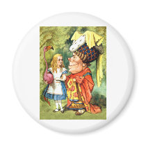 THE DUCHESS INSTRUCTS ALICE IN THE QUEEN'S CROQUET