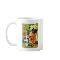 THE DUCHESS INSTRUCTS ALICE IN THE QUEEN'S CROQUET COFFEE MUG