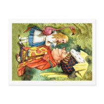 THE DUCHESS INSTRUCTS ALICE IN THE QUEEN'S CROQUET