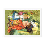 THE DUCHESS INSTRUCTS ALICE IN THE QUEEN'S CROQUET postcards