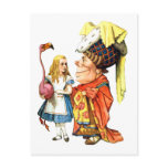 THE DUCHESS TEACHES ALICE FLAMINGO CROQUET POST CARDS