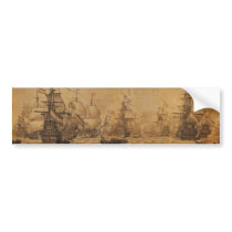 The Dutch Fleet Under Sail by Willem van de Velde Bumper Sticker