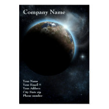 The Earth - 2012 Pocket Calendar Business Card