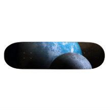 The Earth and Moon Skate Decks