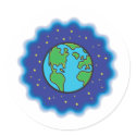 The Earth at Night design stickers