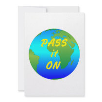 The Earth is a Gift Custom Invite