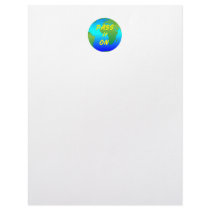 The Earth is a Gift Customized Letterhead