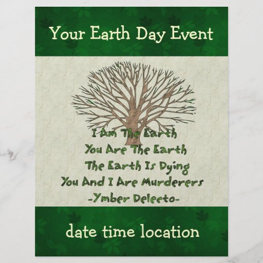 The Earth Is Dying Flyers
