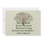 The Earth Is Dying Personalized Invitation