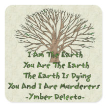 The Earth Is Dying Sticker
