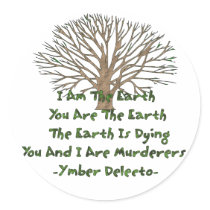 The Earth Is Dying Stickers