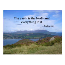 The Earth is the Lord's...postcard