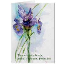 The earth is the Lord's   Psalm 24:1 Card
