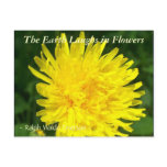 THE EARTH LAUGHS IN FLOWERS - 'DENTS DE LION' POST CARD