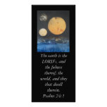 The Earth rack cards