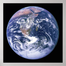 The Earth Seen From Apollo 17 aka The Blue Marble Posters
