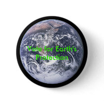 The_Earth_seen_from_Apollo_17, Vote for Earth's... Pinback Button