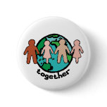 The Earth Together design Pin