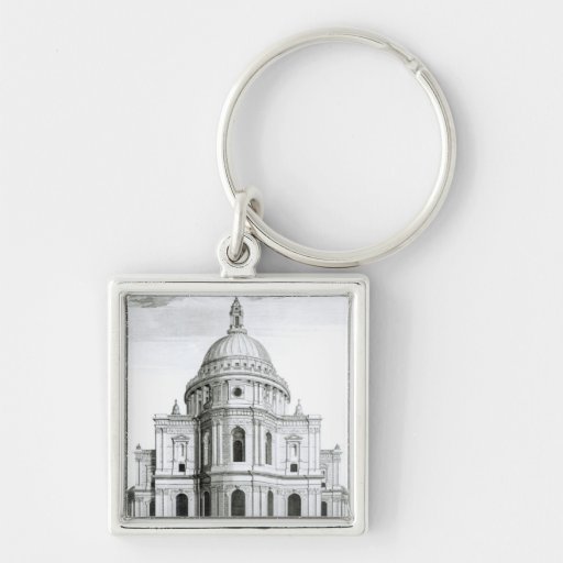 The East Prospect of St. Paul's Cathedral Key Chain