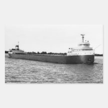 The Edmund Fitzgerald on the St. Clair River Sticker
