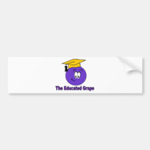 The Educated Grape Bumper Stickers