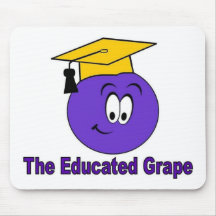 The Educated Grape Mousepad