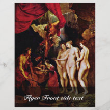 The Education Of Mary By Rubens Peter Paul Flyer Design