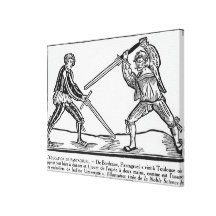 The Education of Pantagruel, illustration Gallery Wrapped Canvas