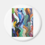 The Eel Race Refrigerator Magnet