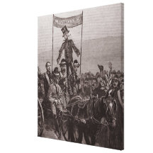The Effigy of the Last Landlord Canvas Print