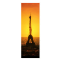 The Eiffel Tower, Paris - bookmark Business Cards