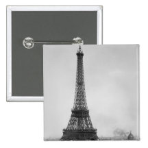 The Eiffel Tower Pinback Buttons